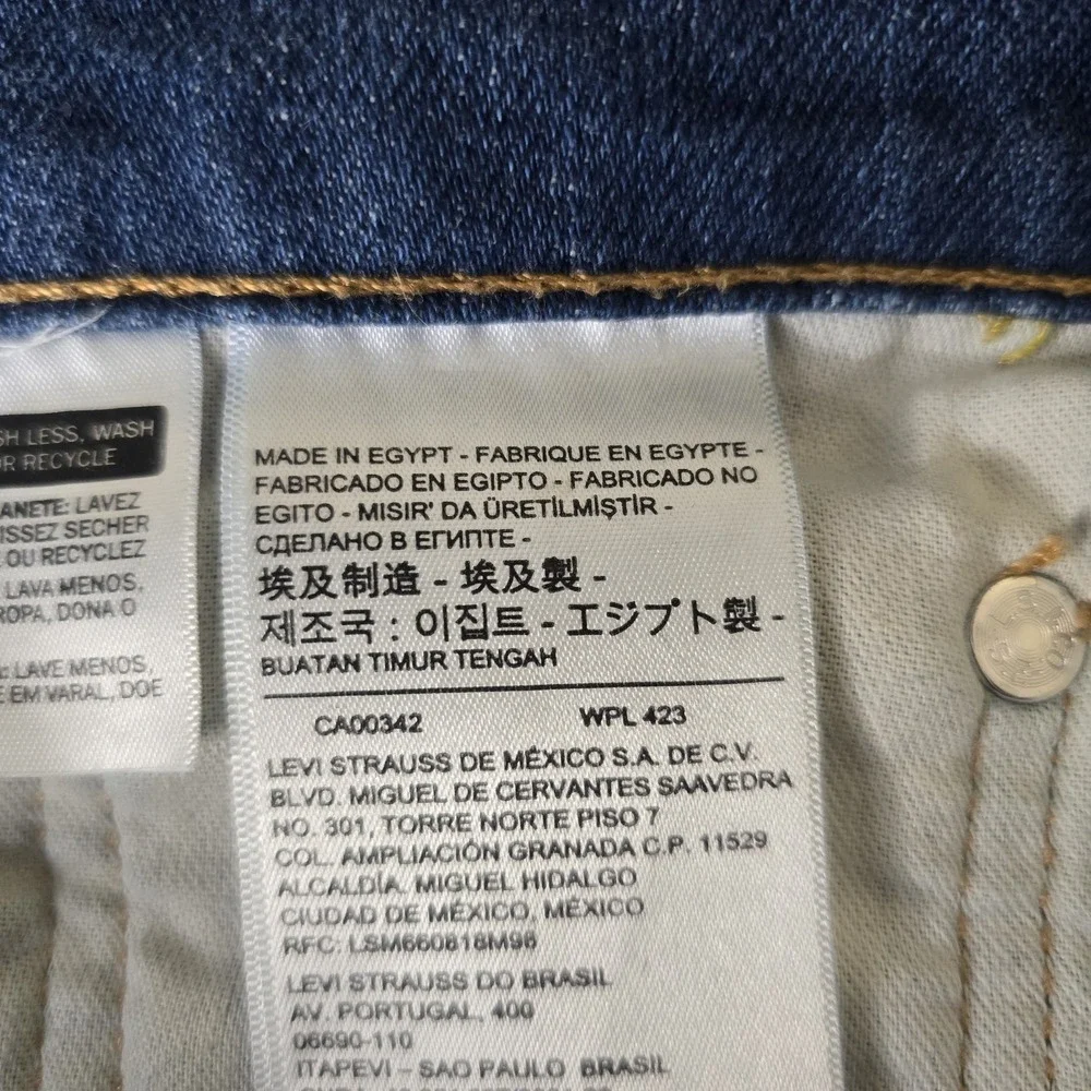 Levis 541 Jeans Mens 32x30 Athletic Fit Tapered Leg Medium Blue Wash Denim